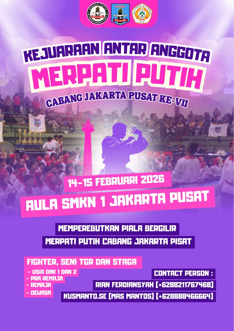 KEJUARAAN ANTAR KOLAT MERPATI PUTIH JAKARTA PUSAT VII